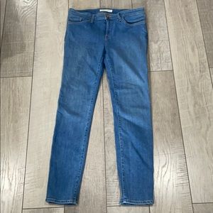 Joie mid rise skinny medium wash jean